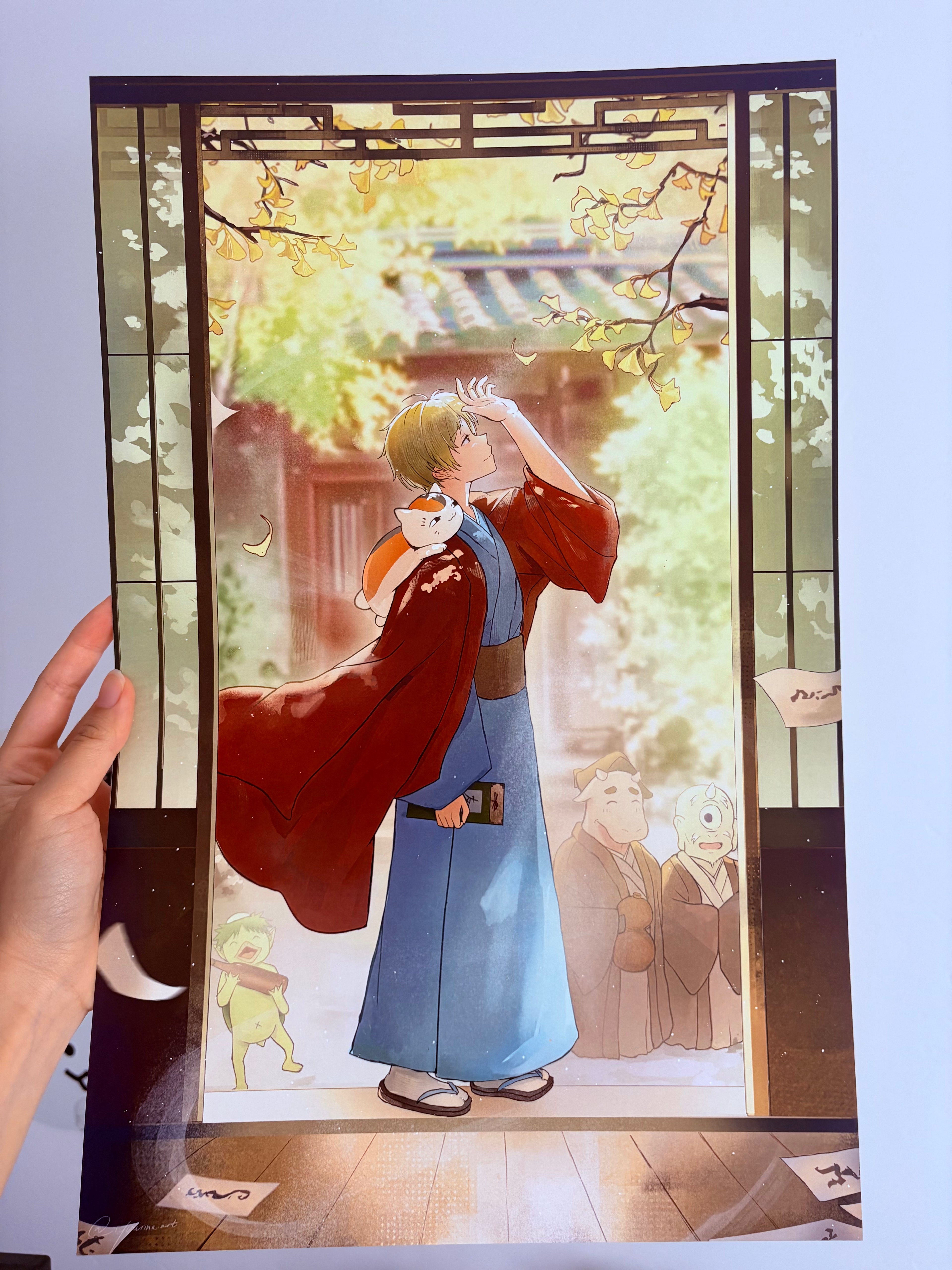 Natsume Book of Friends 11x17" Print