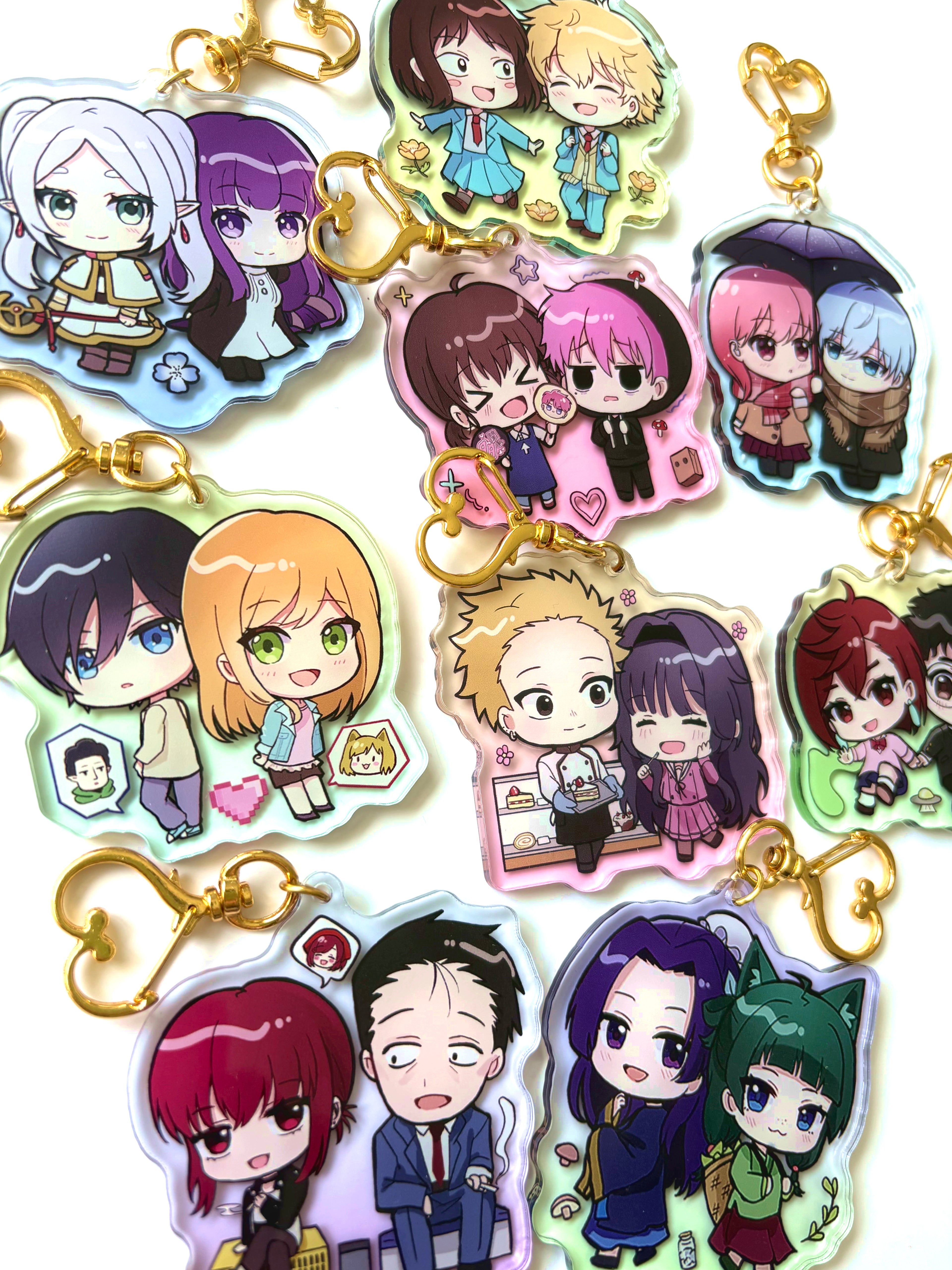 Anime Duo Acrylic Charms 2.5"