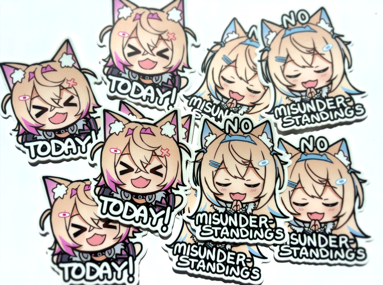 Fuwamoco Stickers