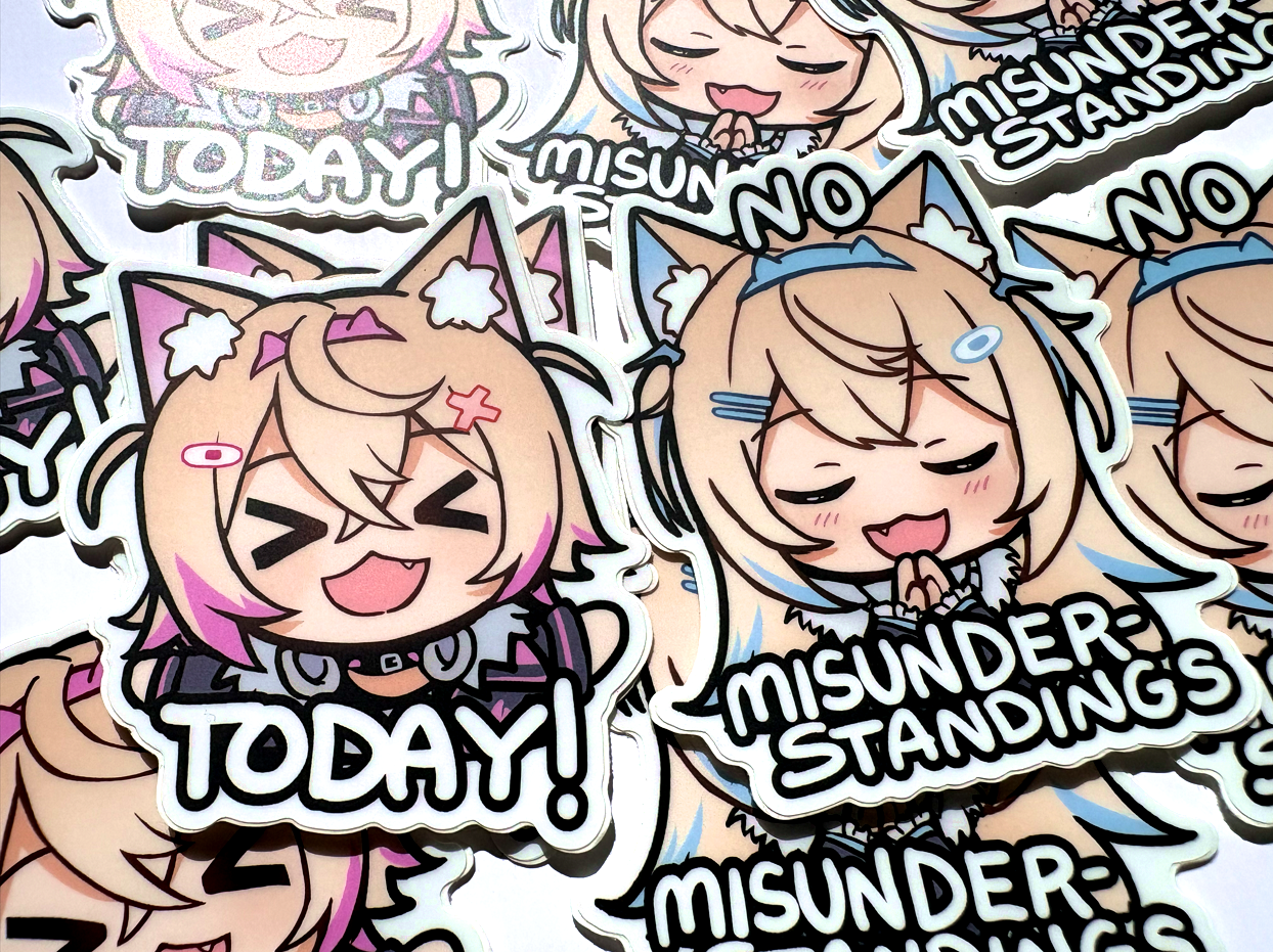 Fuwamoco Stickers