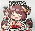 Mahjong Soul Tsumo Sticker