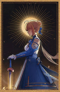 Saber Fate/Stay Gold Foil Print