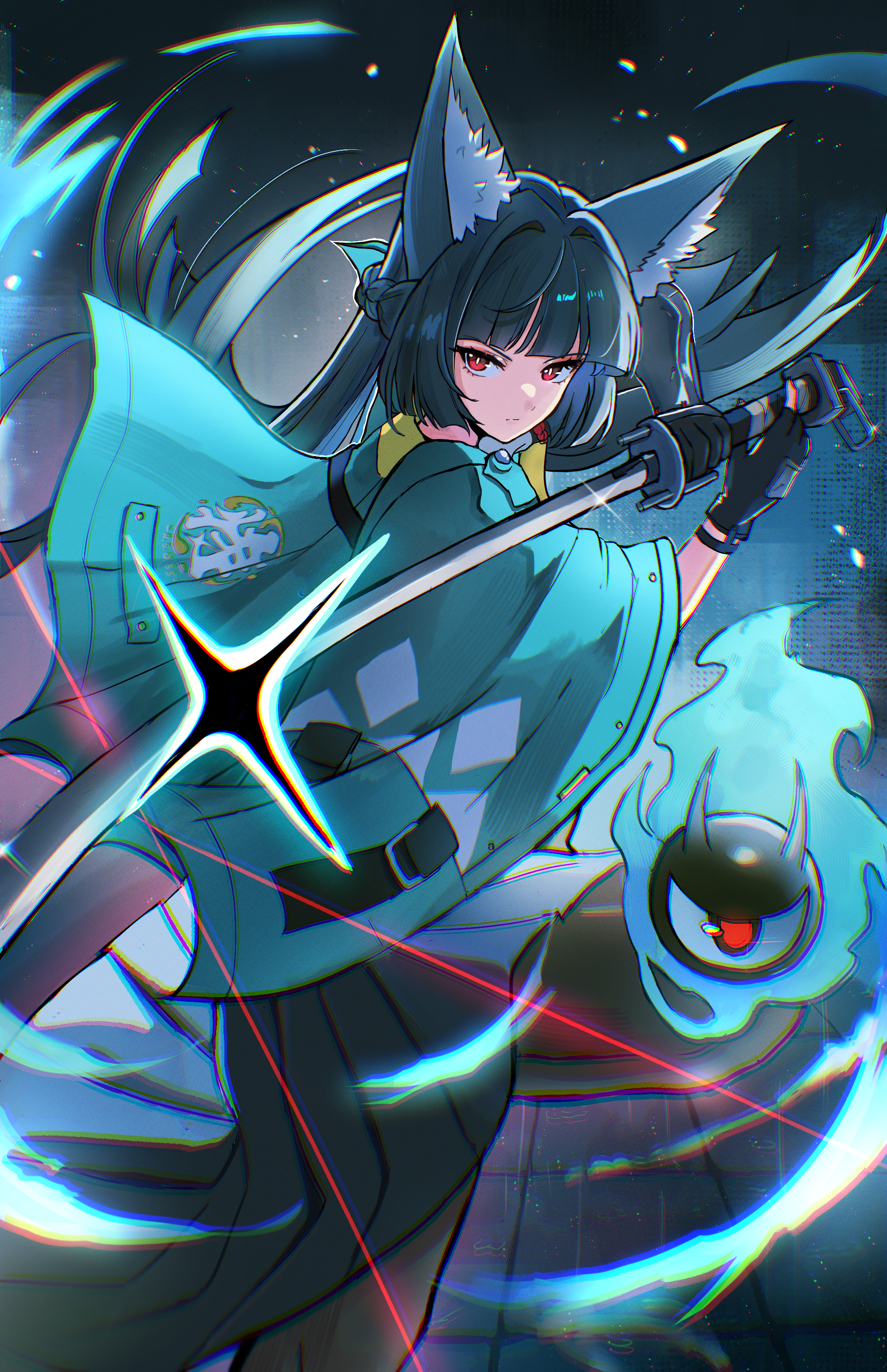 ZZZ (Zenless Zone Zero) Miyabi Holographic Foil Print
