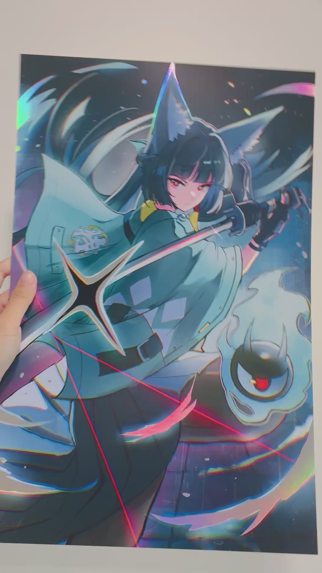 ZZZ (Zenless Zone Zero) Miyabi Holographic Foil Print