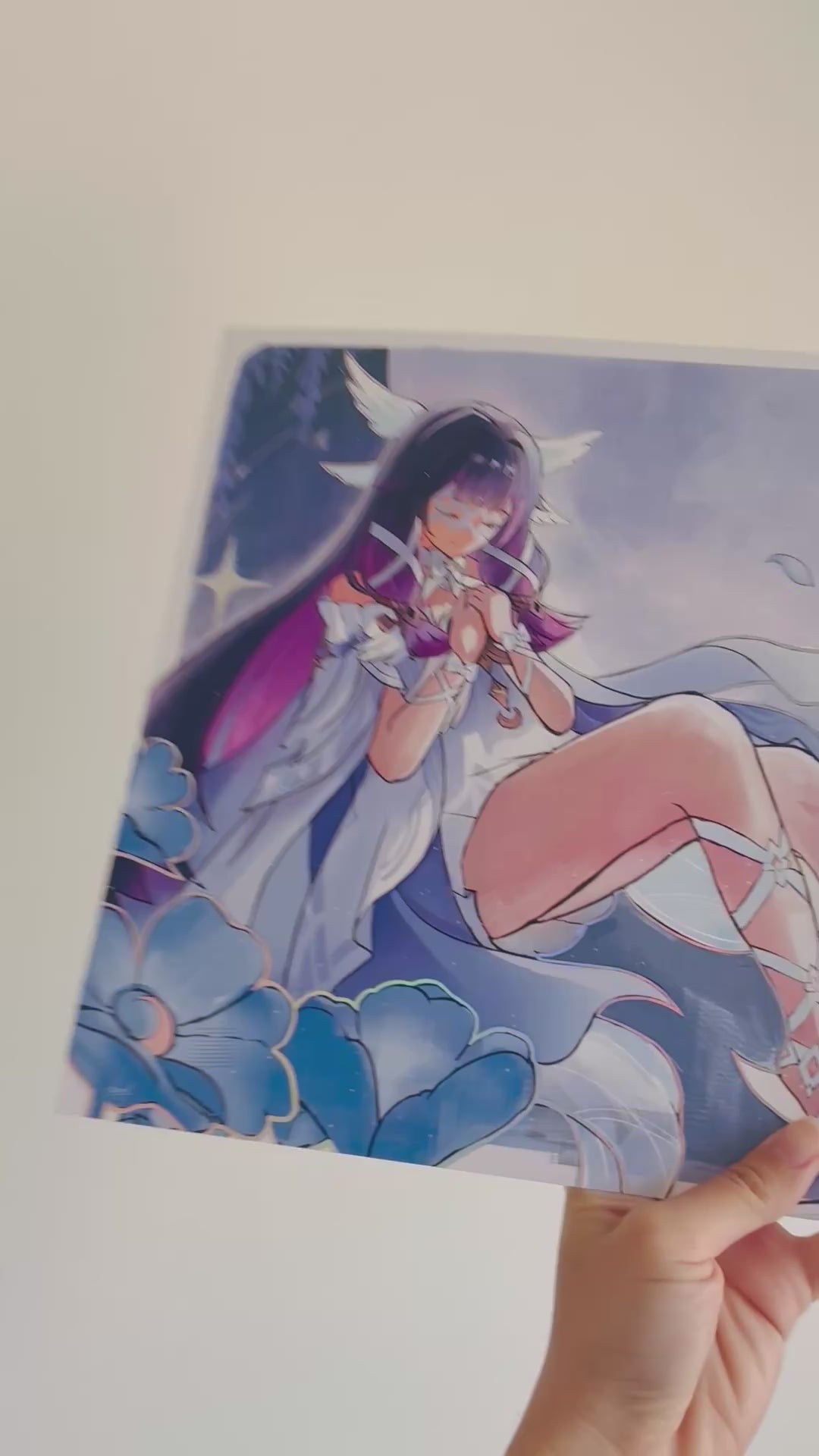 Columbina Genshin Impact Holographic Foil Print