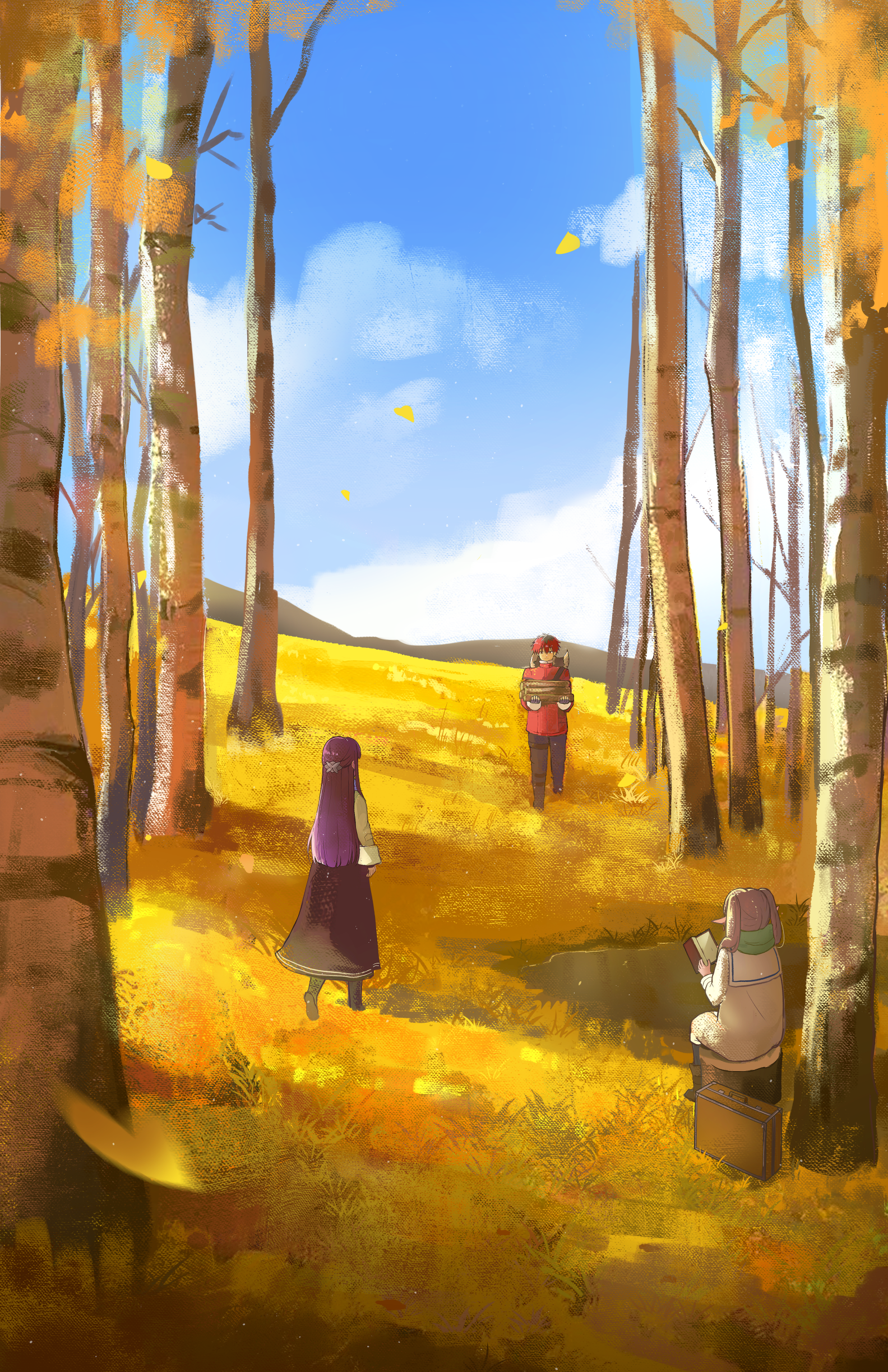 Frieren & Friends Fall Print